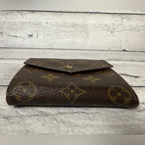 Louis Vuitton Portefeiulle Elise Trifold Wallet Monogram Canvas Leather - Picture 3 of 14